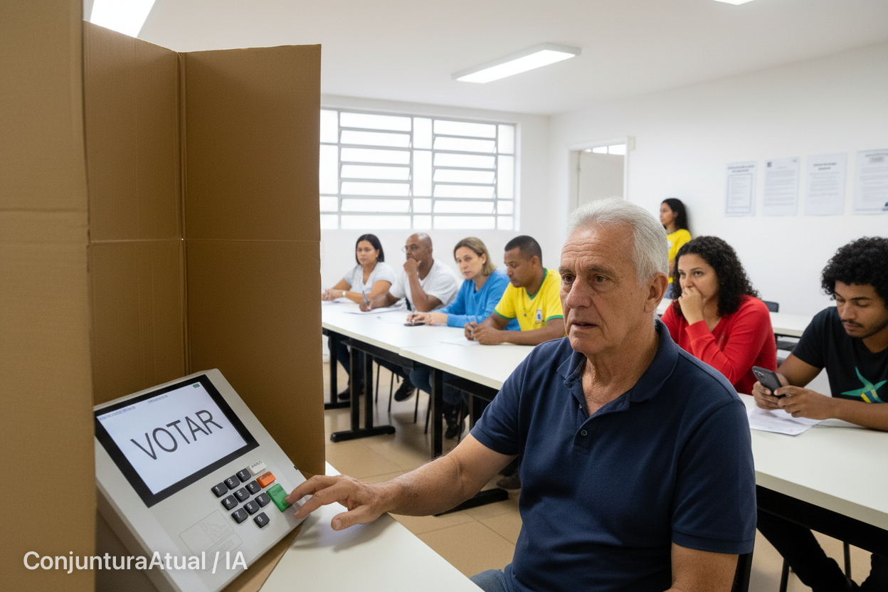 Eleição presidencial: 46% dos brasileiros estão mais preocupados com o resultado do que em 2022, diz Datafolha