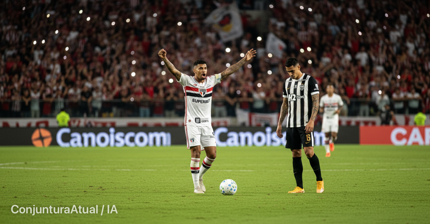 São Paulo supera Atlético-MG no MorumBis e engata segunda vitória seguida no Brasileiro