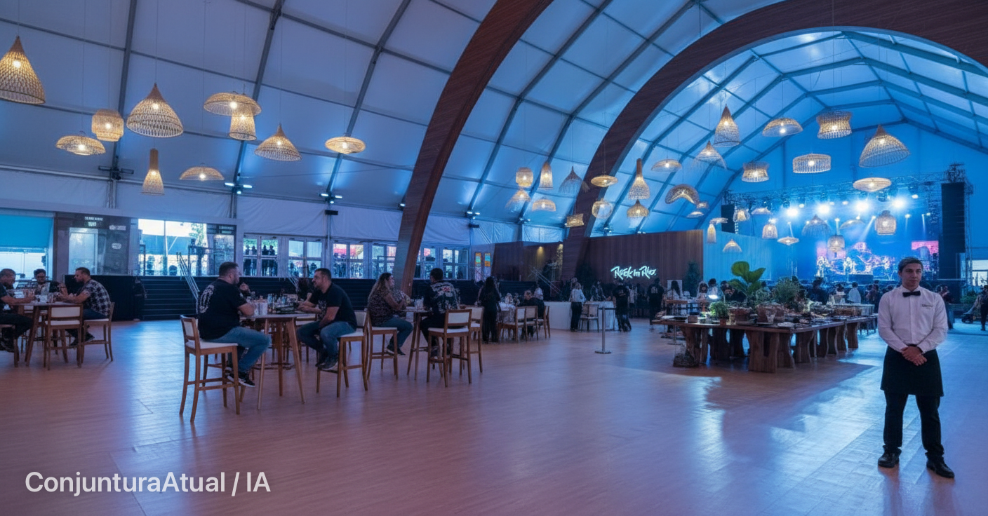 Área VIP do Rock in Rio registra esvaziamento inédito em dia dedicado ao metal