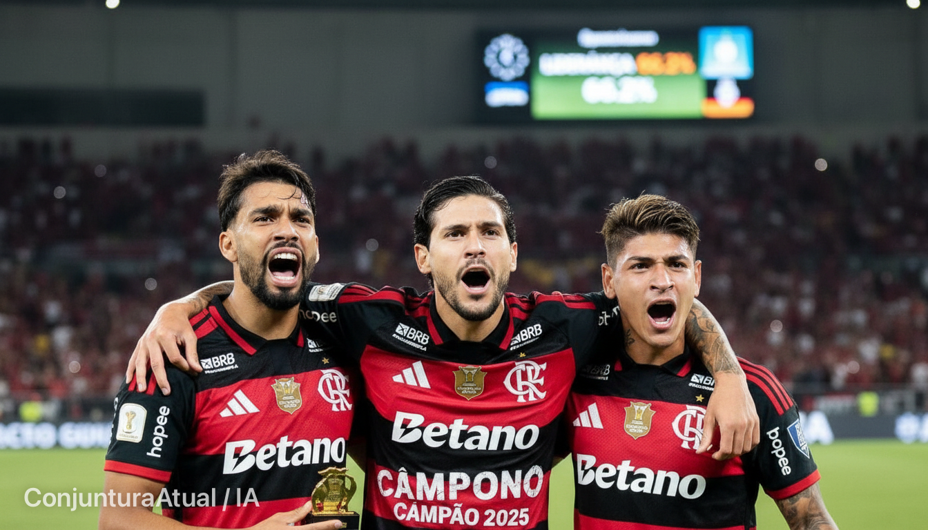 Flamengo assume a liderança do Brasileirão e vê chances de título dispararem