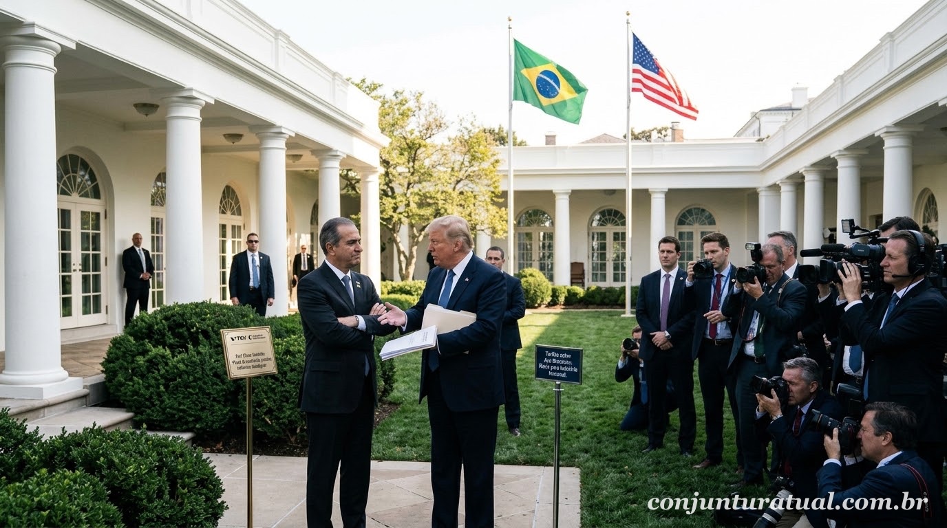 Trump amplia pressão sobre o Brasil e exige garantias para eleições de 2026 em troca de acordo comercial