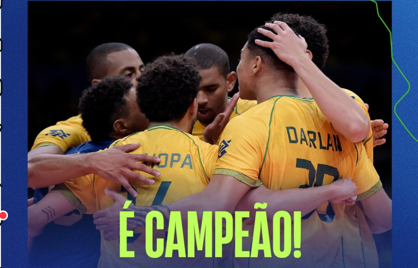 Brasil atropela Argentina no vôlei e garante vaga nas Olimpíadas de Los Angeles 2028