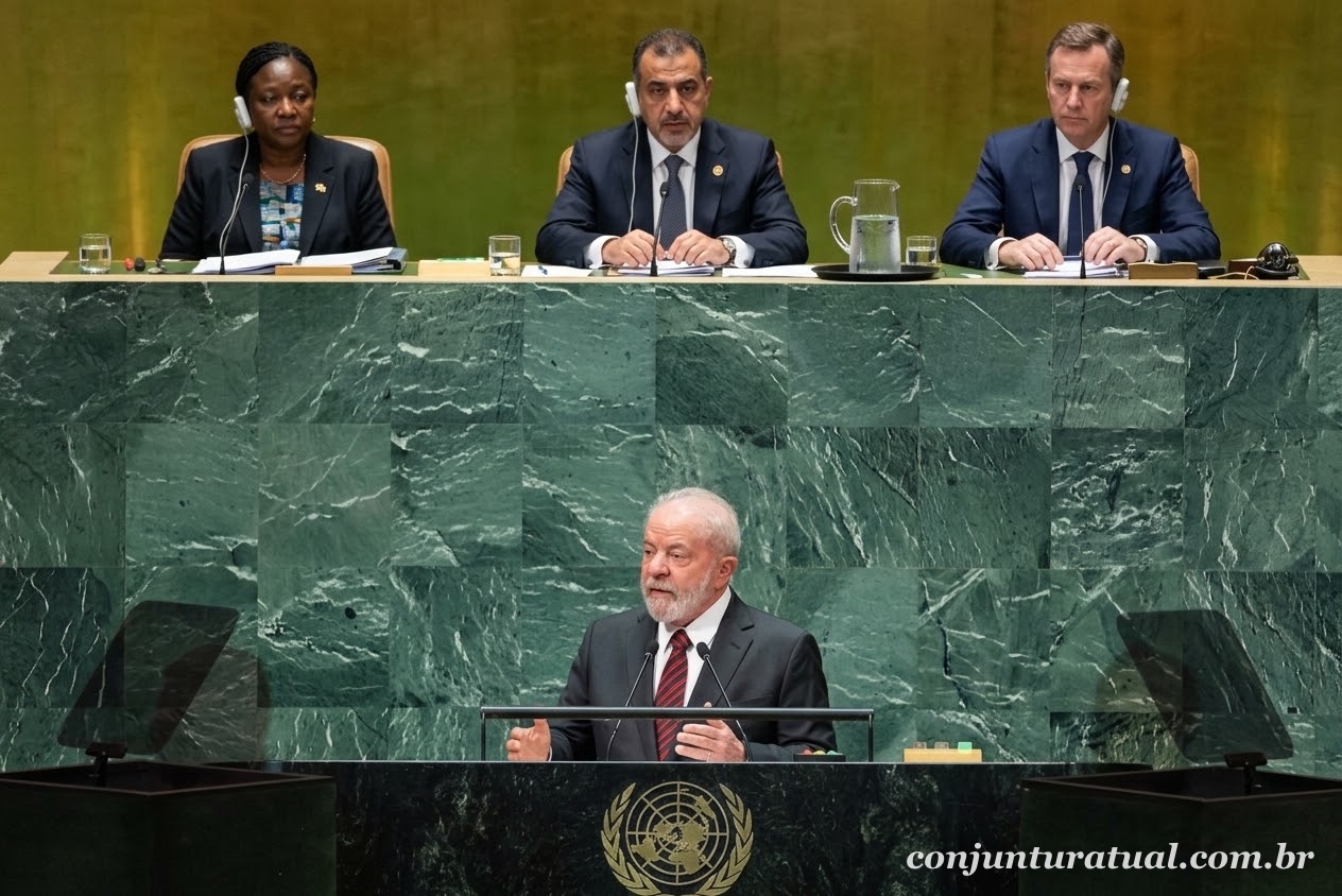Lula faz palanque na ONU e manda recado velado a Trump sobre soberania brasileira