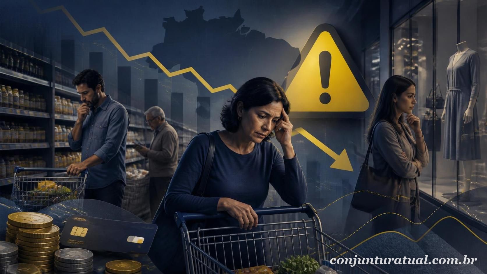 Confiança do consumidor brasileiro registra queda em setembro e acende alerta na economia