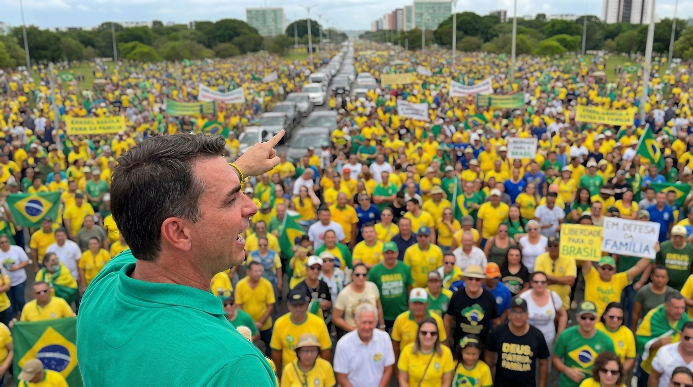 Flávio Bolsonaro amplia vantagem e atinge 53% das intenções de voto em Rondônia