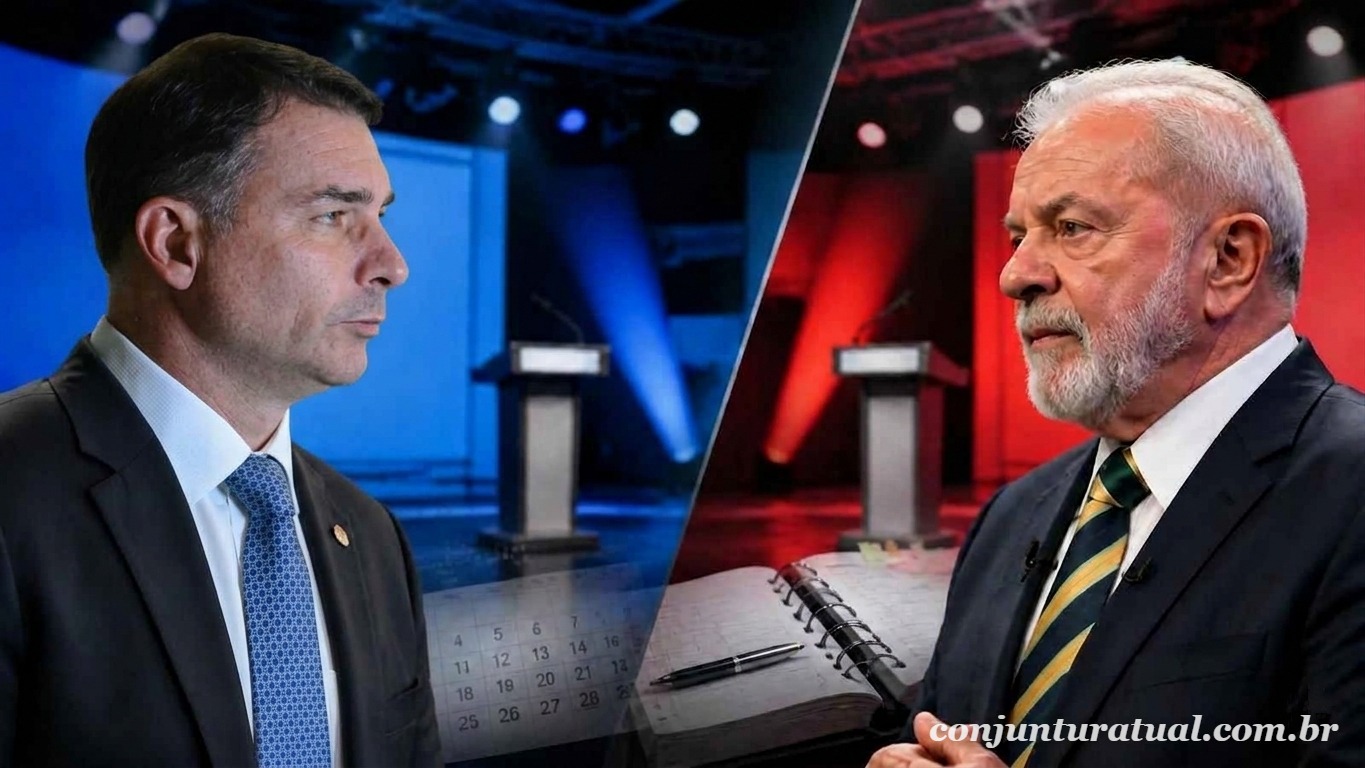 Flávio Bolsonaro prepara ofensiva em debates e quer confronto direto com Lula