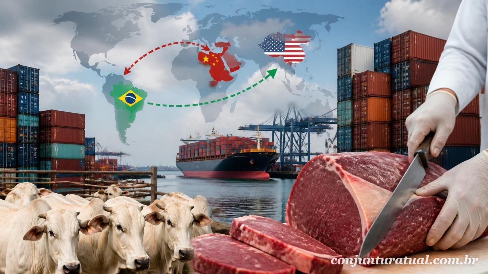 Protecionismo chinês derruba exportações de carne bovina brasileira em 93,5% em setembro