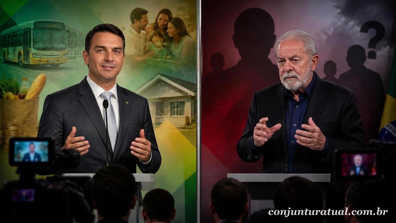 Horário eleitoral retorna com Flávio Bolsonaro focado no cotidiano e Lula apostando no medo