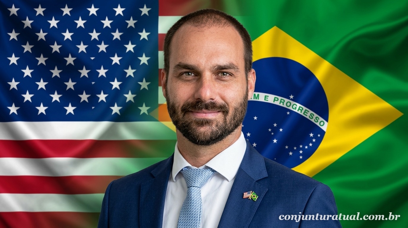 Eduardo Bolsonaro cobra novos impeachments e sanções internacionais contra ministros do STF