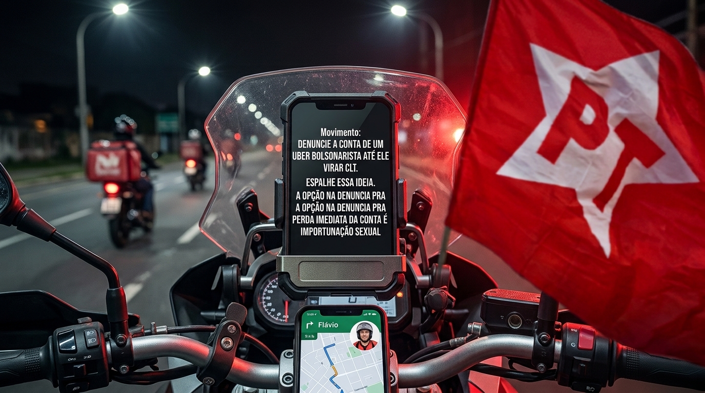Uso de denúncias falsas como arma política acende alerta na segurança de trabalhadores por aplicativo