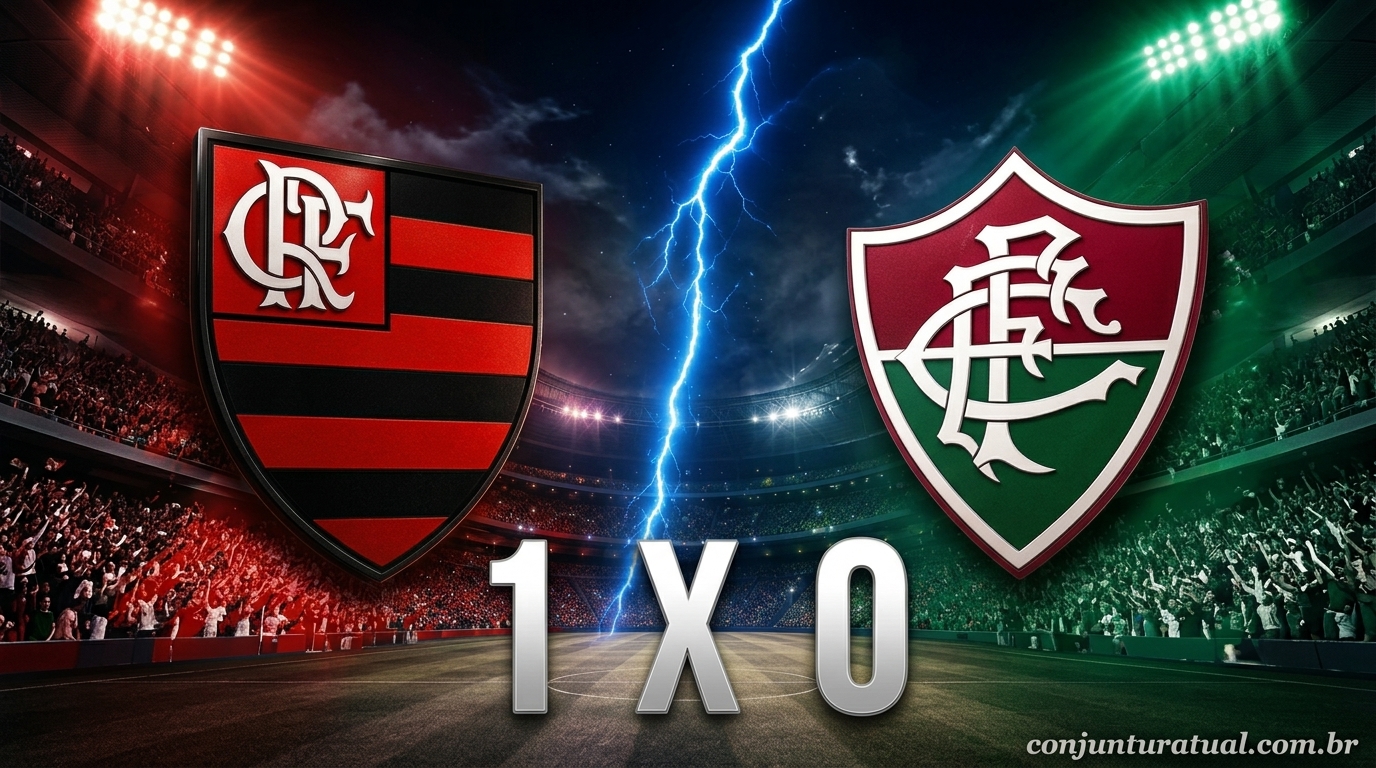Flamengo bate Fluminense no Maracanã em clássico marcado por gol de Carrascal e protestos contra fim das bets
