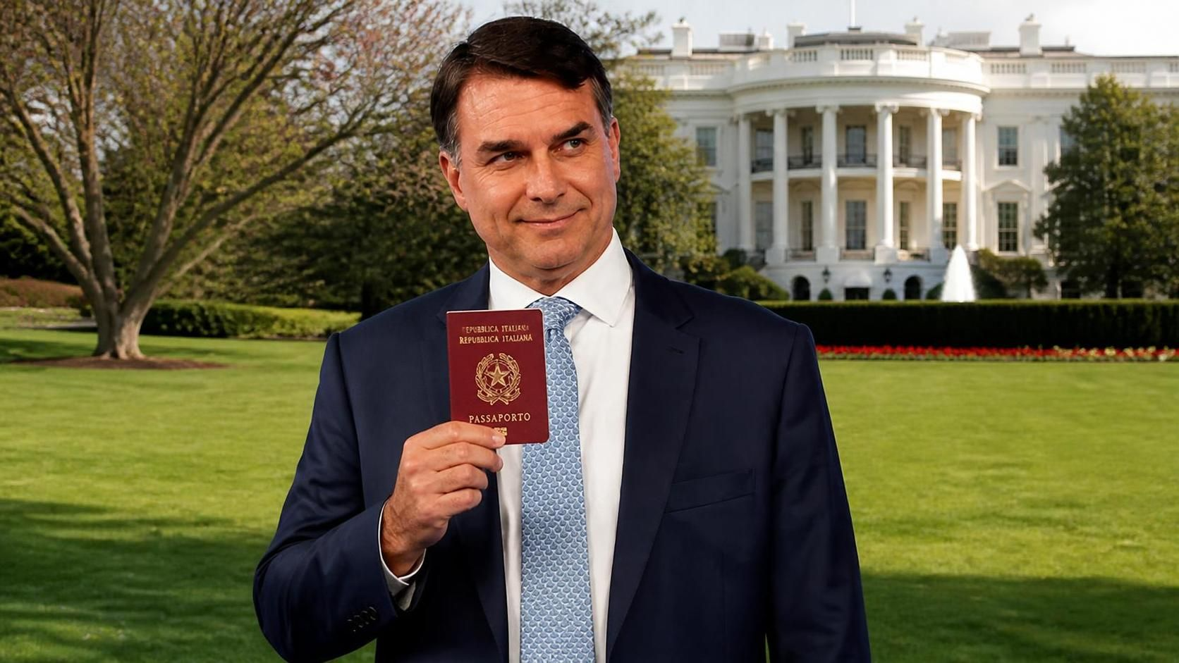 Com documentos brasileiros retidos por Moraes, Flávio Bolsonaro usa passaporte italiano para entrar nos EUA