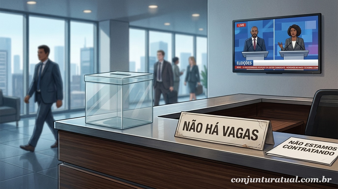 Incerteza eleitoral trava ritmo de novas vagas no mercado de trabalho, aponta IBGE