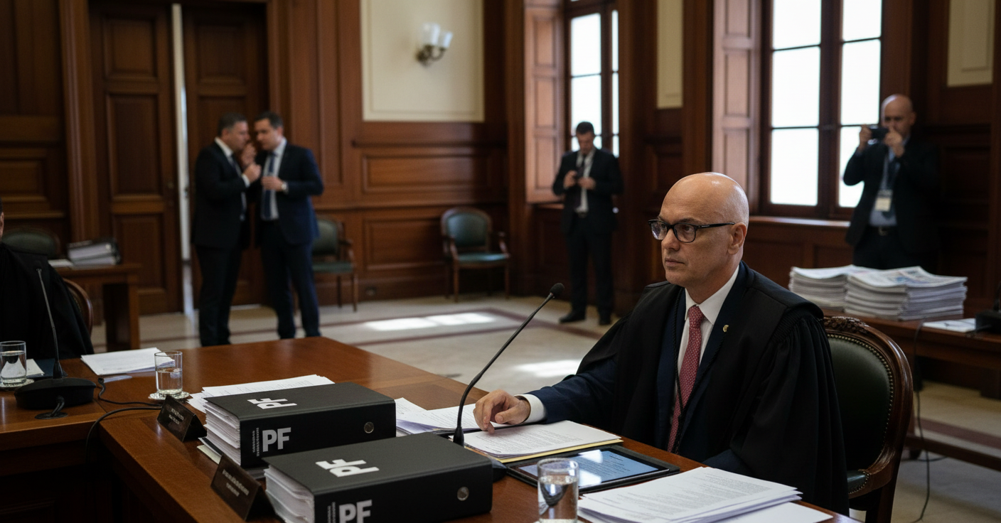 Bastidores apontam pressão por renúncia de Alexandre de Moraes após revelações da PF