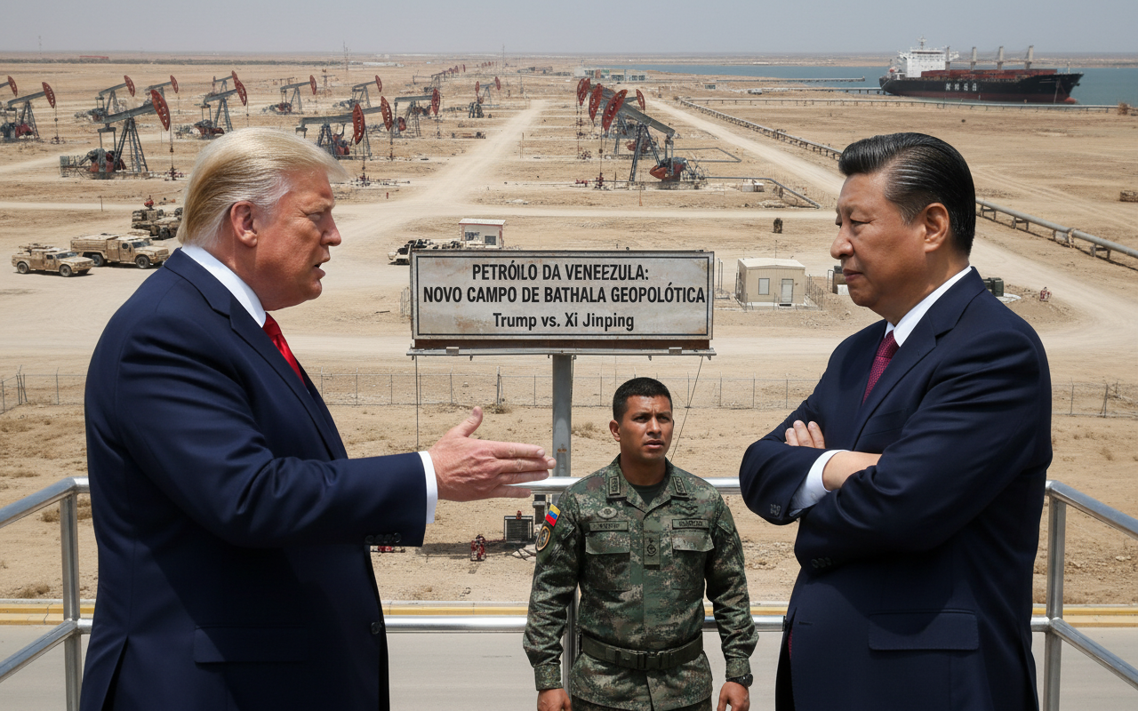Petróleo da Venezuela vira novo campo de batalha geopolítica entre Trump e Xi Jinping