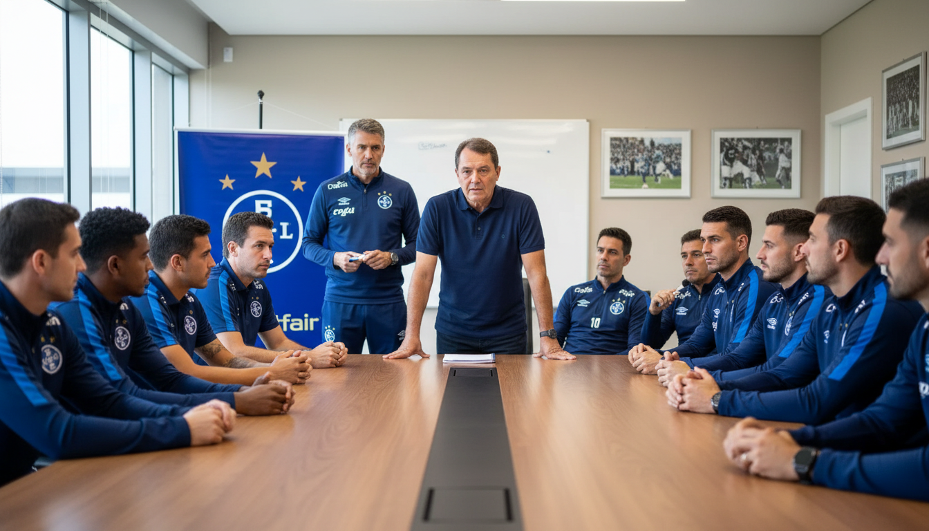 Pressão na Toca: Pedro Lourenço reúne elenco do Cruzeiro e exige reação imediata após quedas em copas