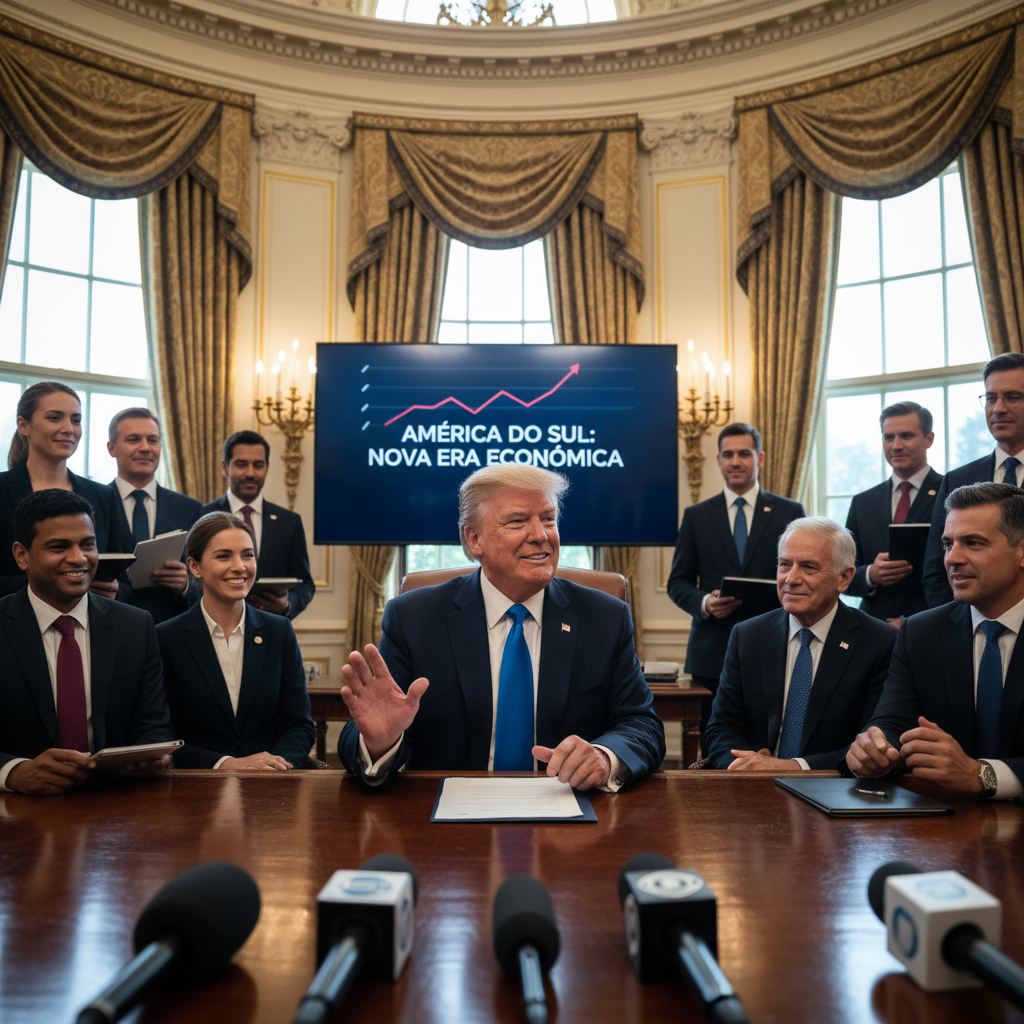 Trump elogia relação com o Brasil e aponta avanço da direita na América do Sul